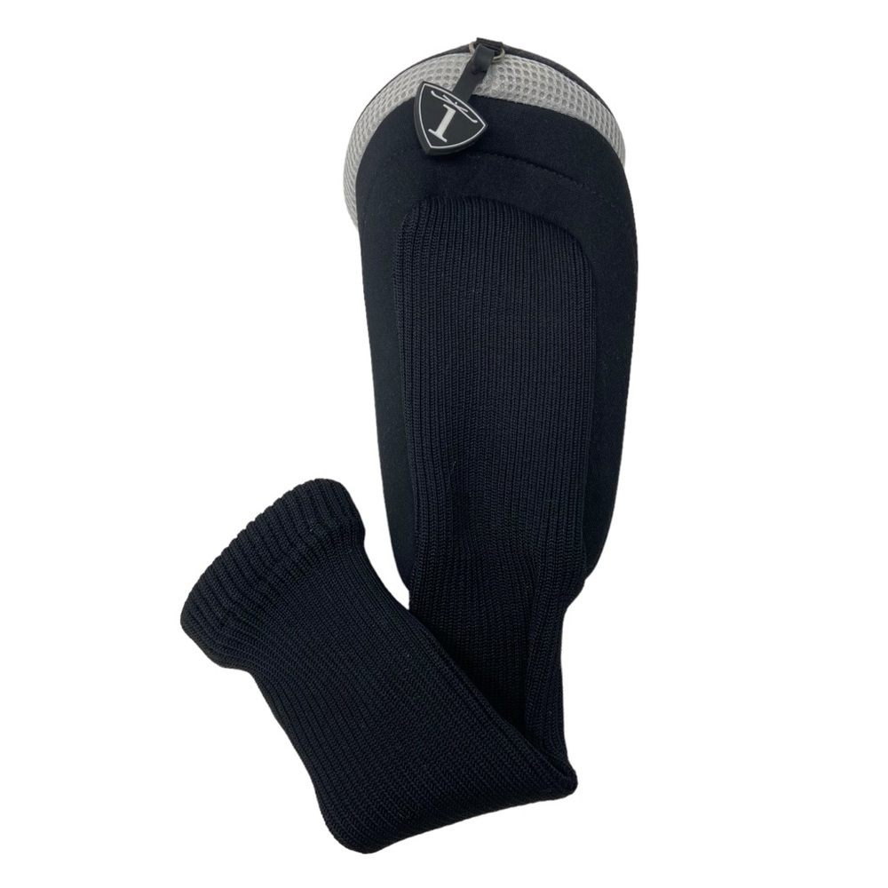 Nylon #1 Drivers Golf Club Cover Black and Grey